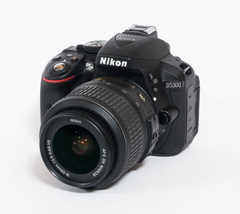 Nikon D5300 front image 