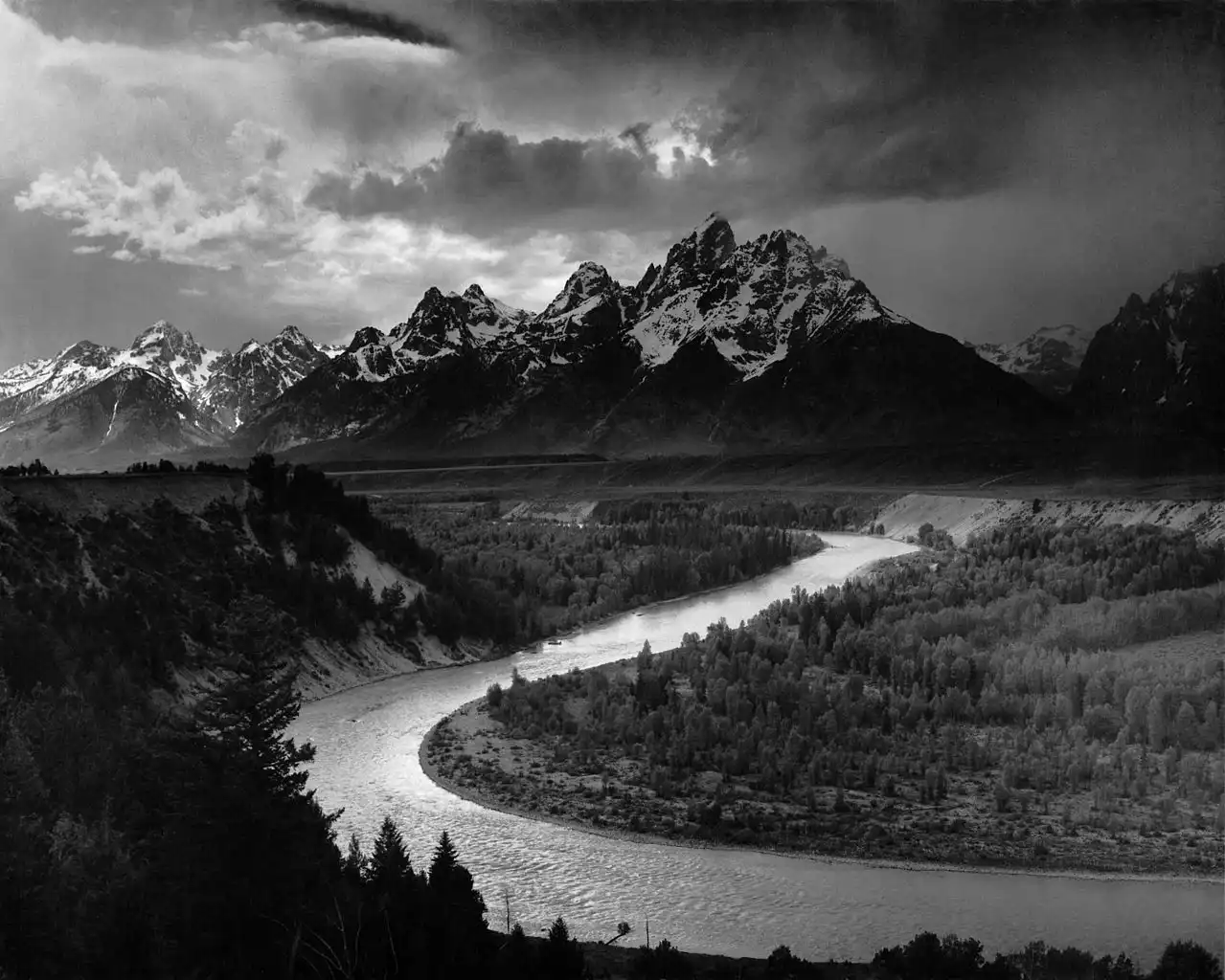 This amazing artwork is the creation of Ansel Adams, one of the most famous photographer in history image 