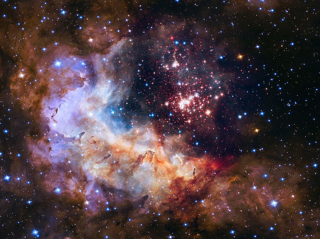 NASA Unveils Celestial Fireworks as Official Hubble 25th Anniversary Image image 