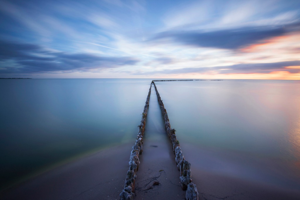 seascape with breakwaters at sunset picture id478800680 image 