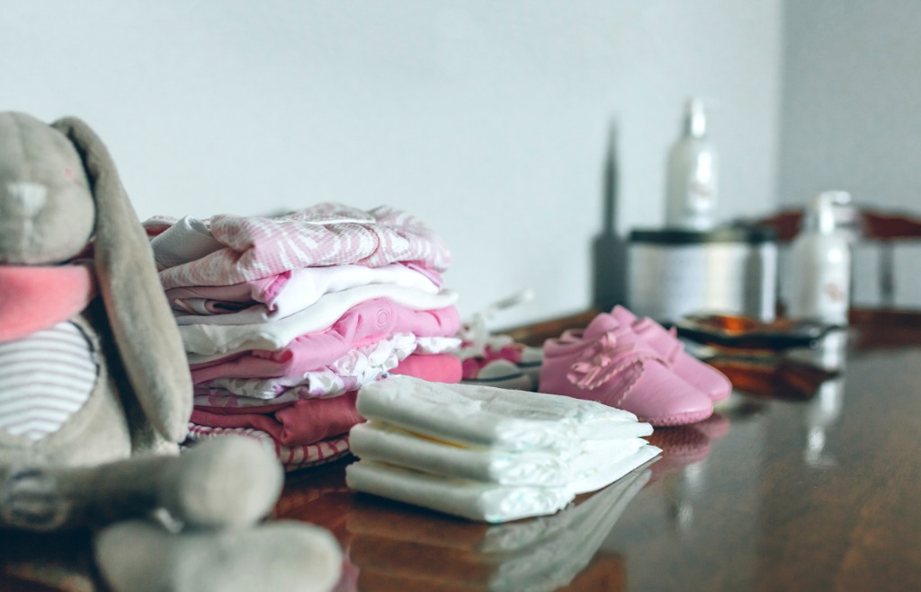 baby clothes ready for her arrival picture id840024272 image 