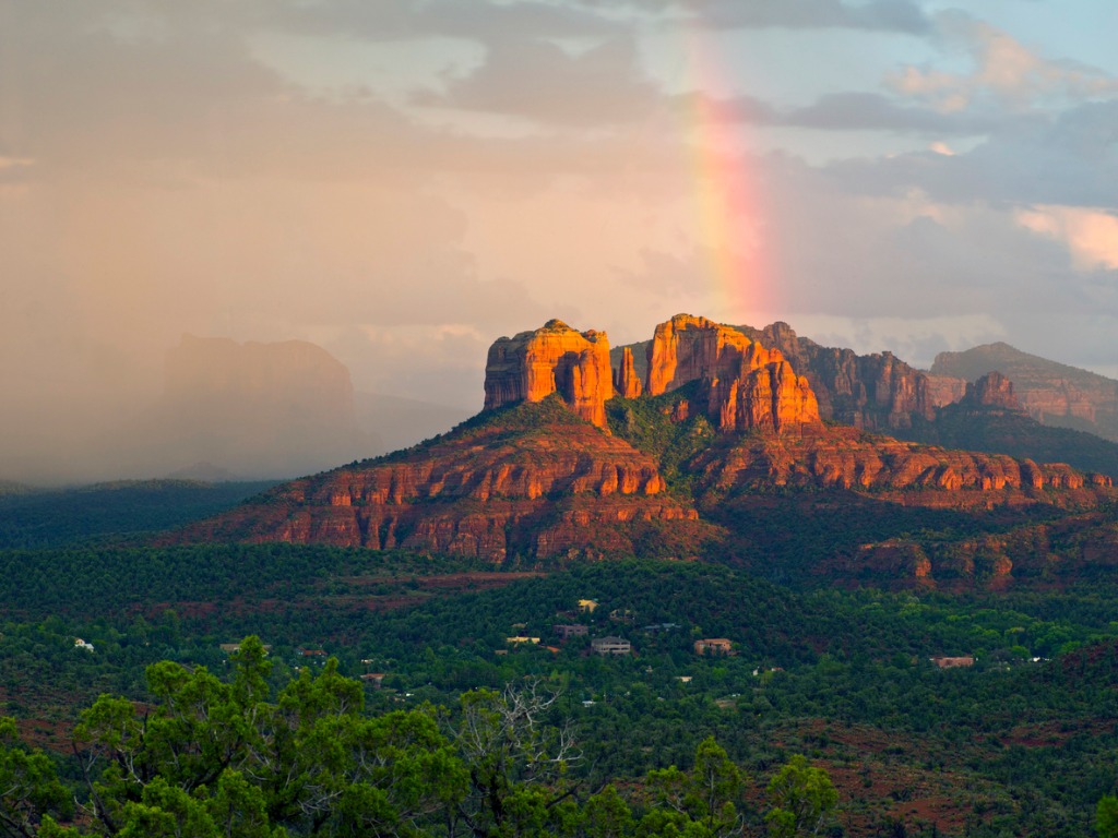 rainbow over arizona scenery picture id155073306 image 