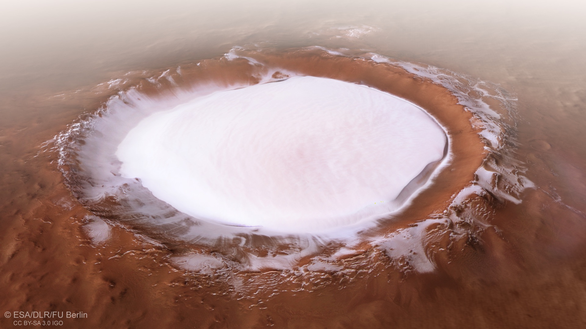 korolev crater mars image 