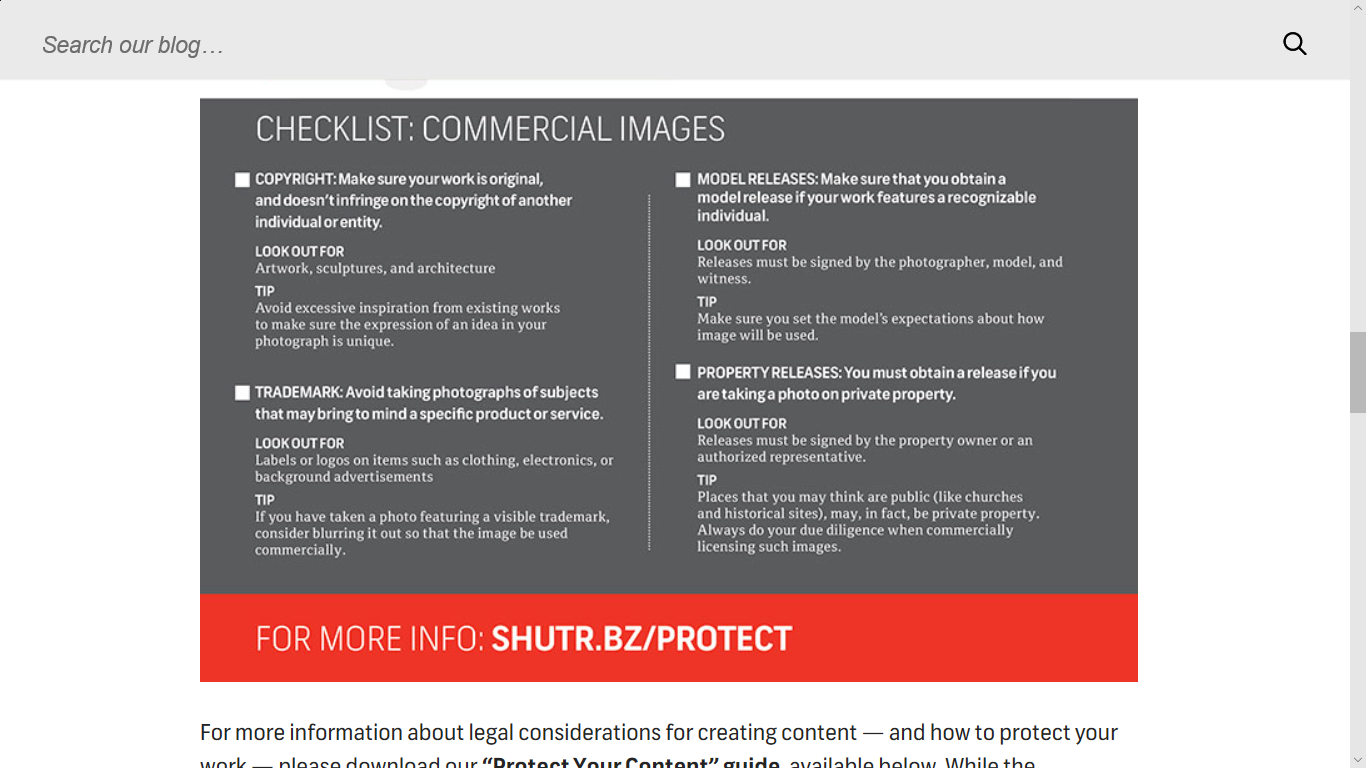 Checklist for Shutterstock Contributors image 