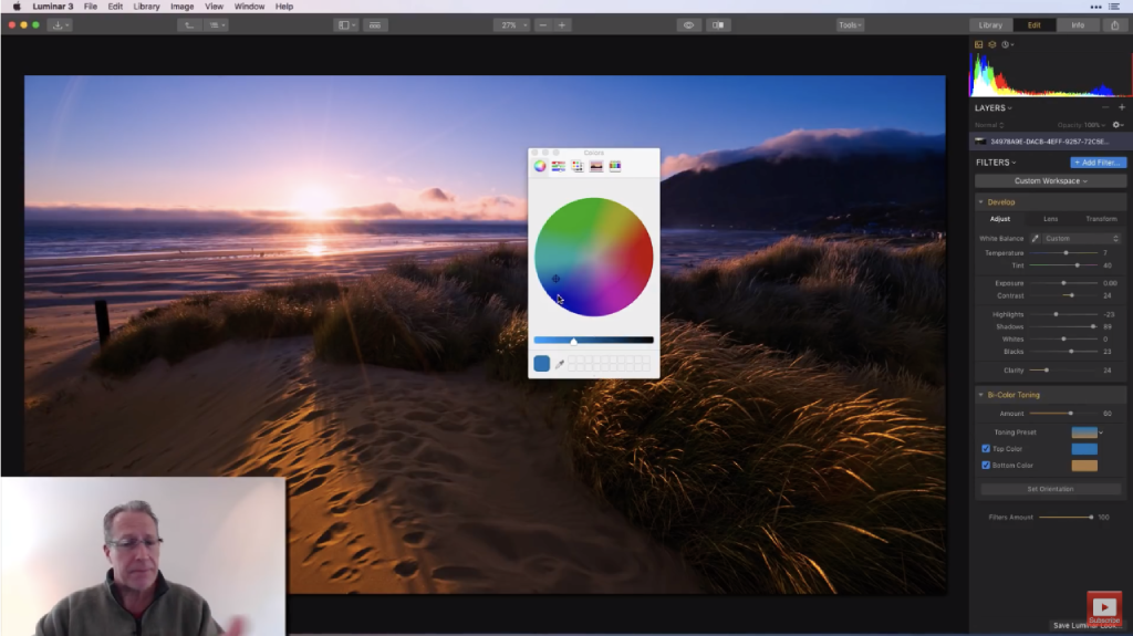 how to use bi color toning