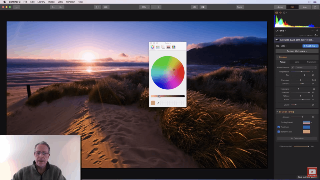 how to use bi color toning  image 