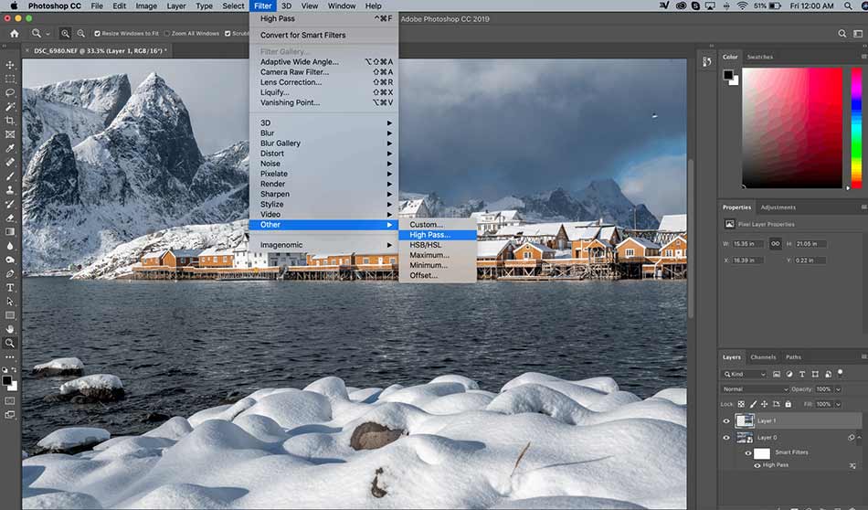 How to sharpen an image in Photoshop using a High Pass Filter 