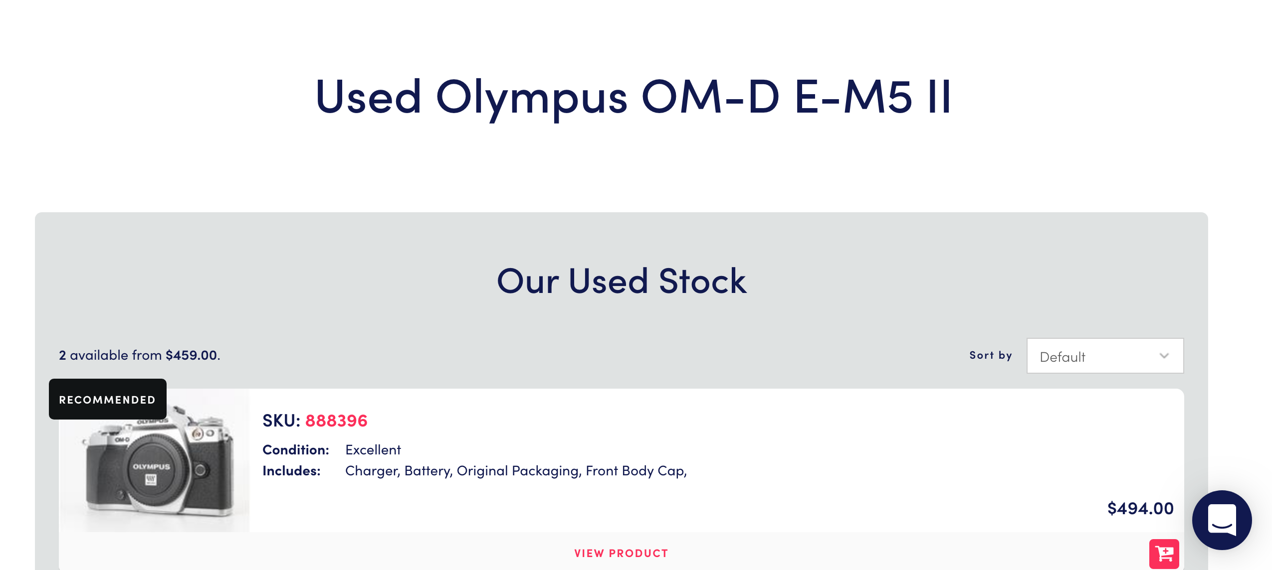Olympus E M5 II image 
