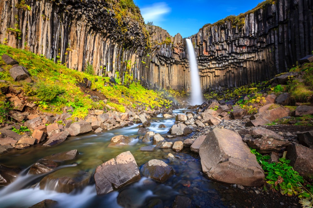 svartifoss waterfall image 