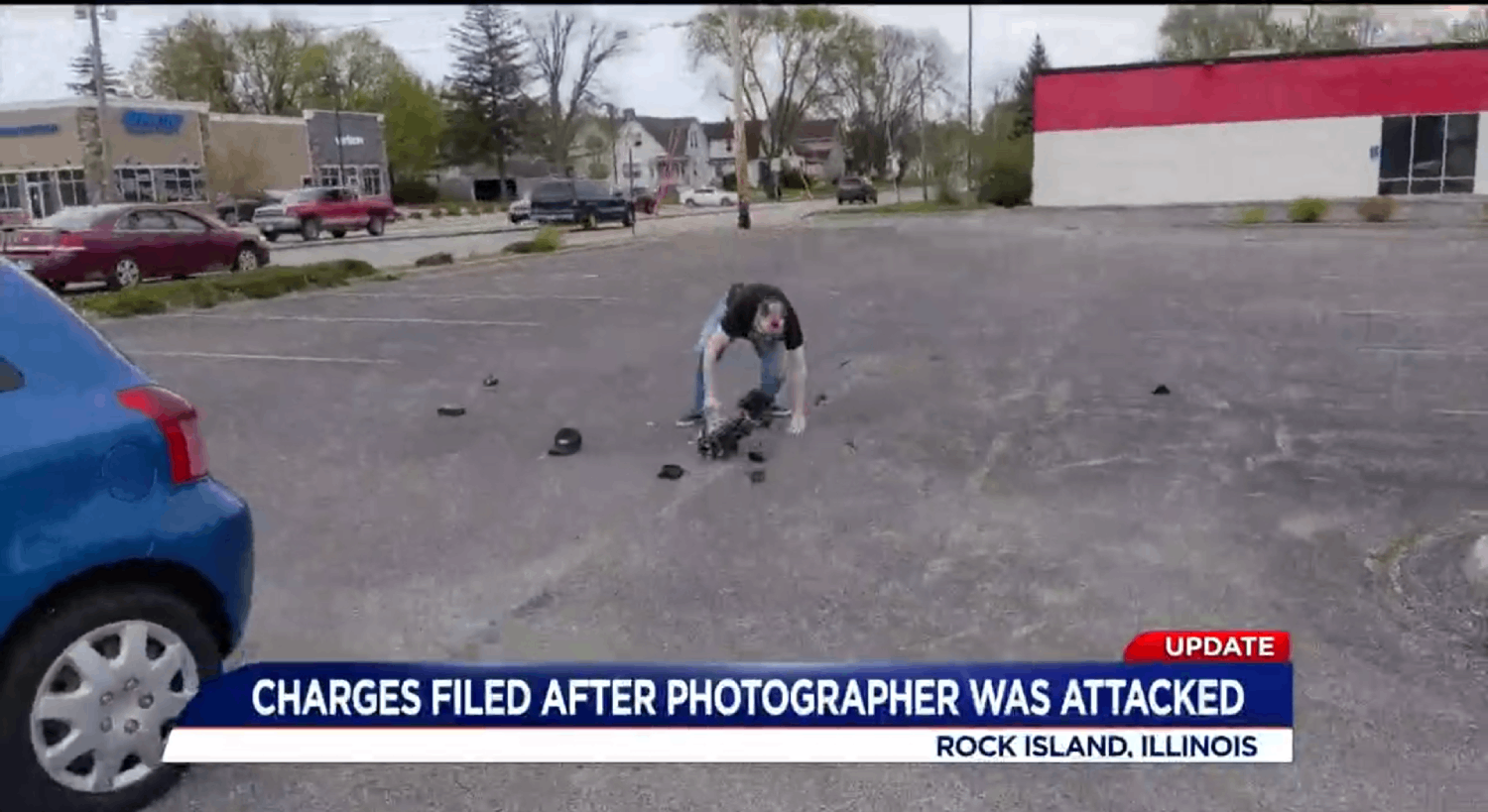 man smashes photographers camera image 
