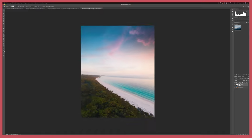 gradient tool after image 