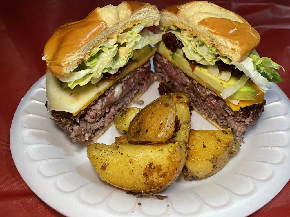 Ultimate Overlanding Recipe: Kobe Burger With Cast Iron Fried Seasoned Crispy Potatoes