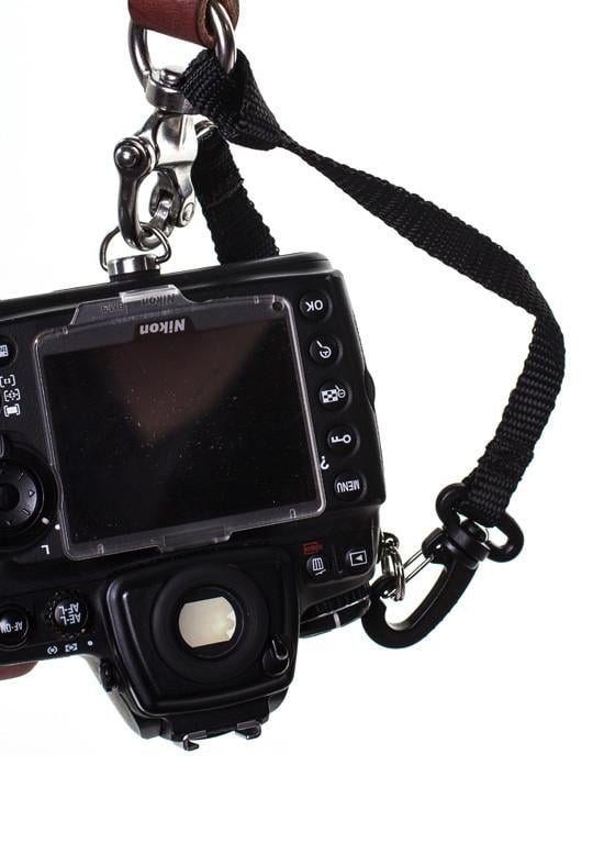 leather camera strap image 