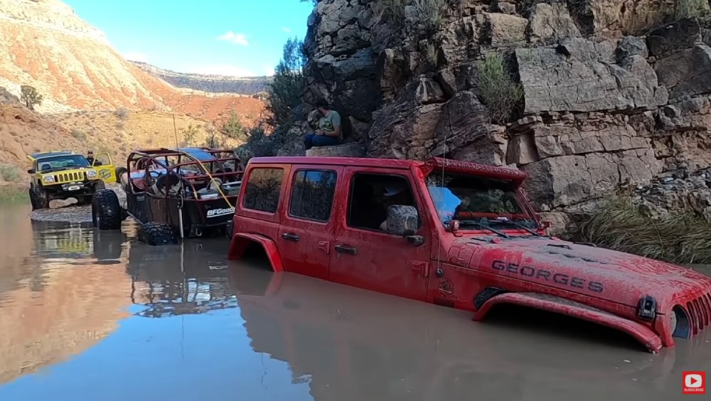 flooded 100000 jeep wrangler image 