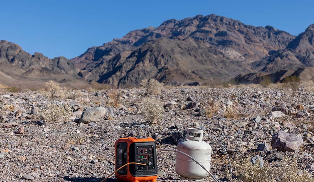 alp propane generator in desert image 
