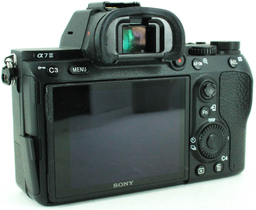 Sony Alpha a7 III back image 