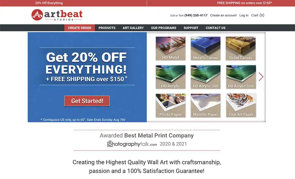artbeat studios website image 