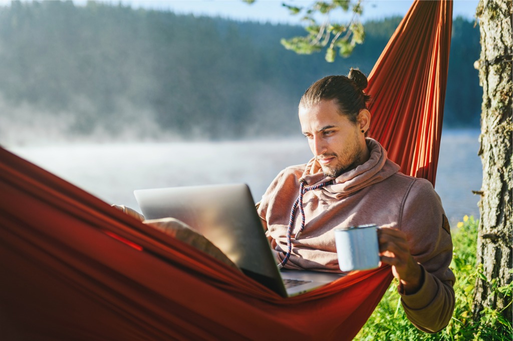 How to Make a Remote Work Office Space While Camping image 