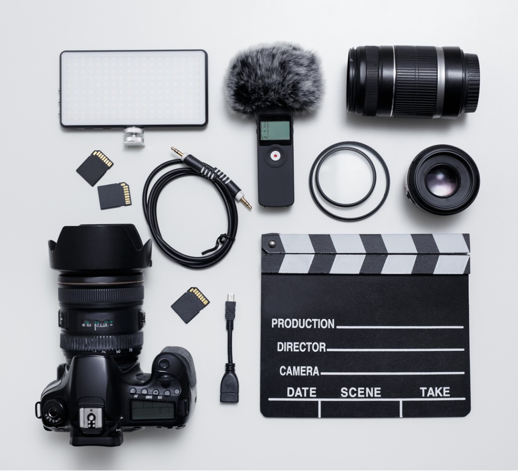 videography and photography equipment top view flat lay of modern picture id1279112983 image 