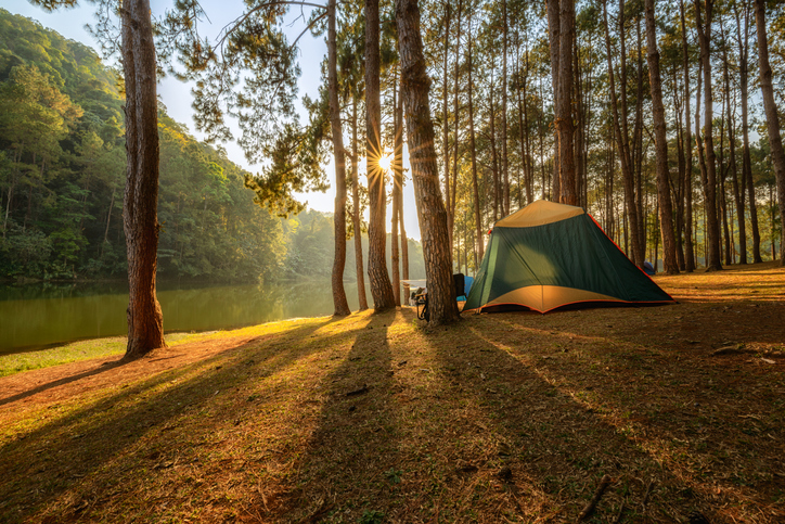 tent camping image 