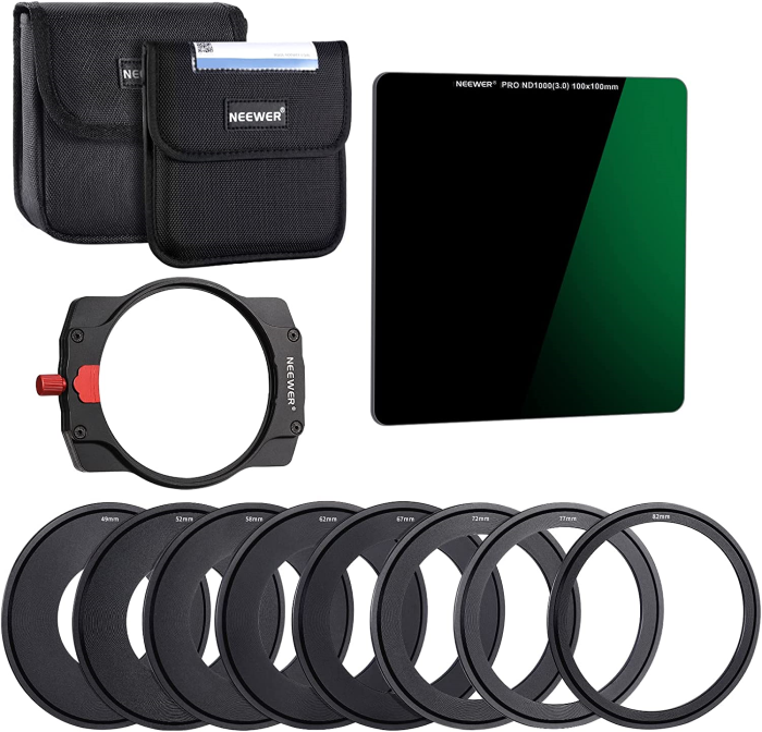 NEEWER 100x100mm Square ND1000 Filter Kit image 