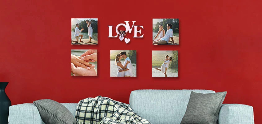 Best Way to Display Family Photos Photo Tiles image 