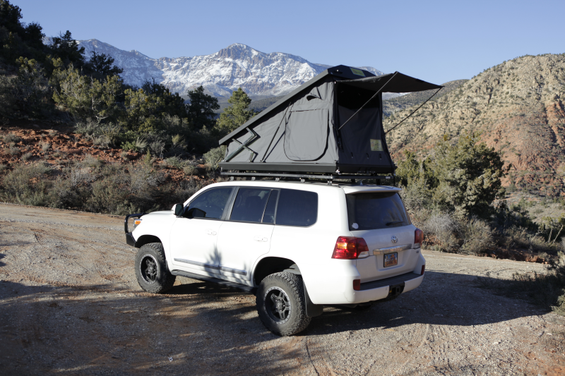 Eezi Awn Stealth Hard Cover Tent on a toyota image 