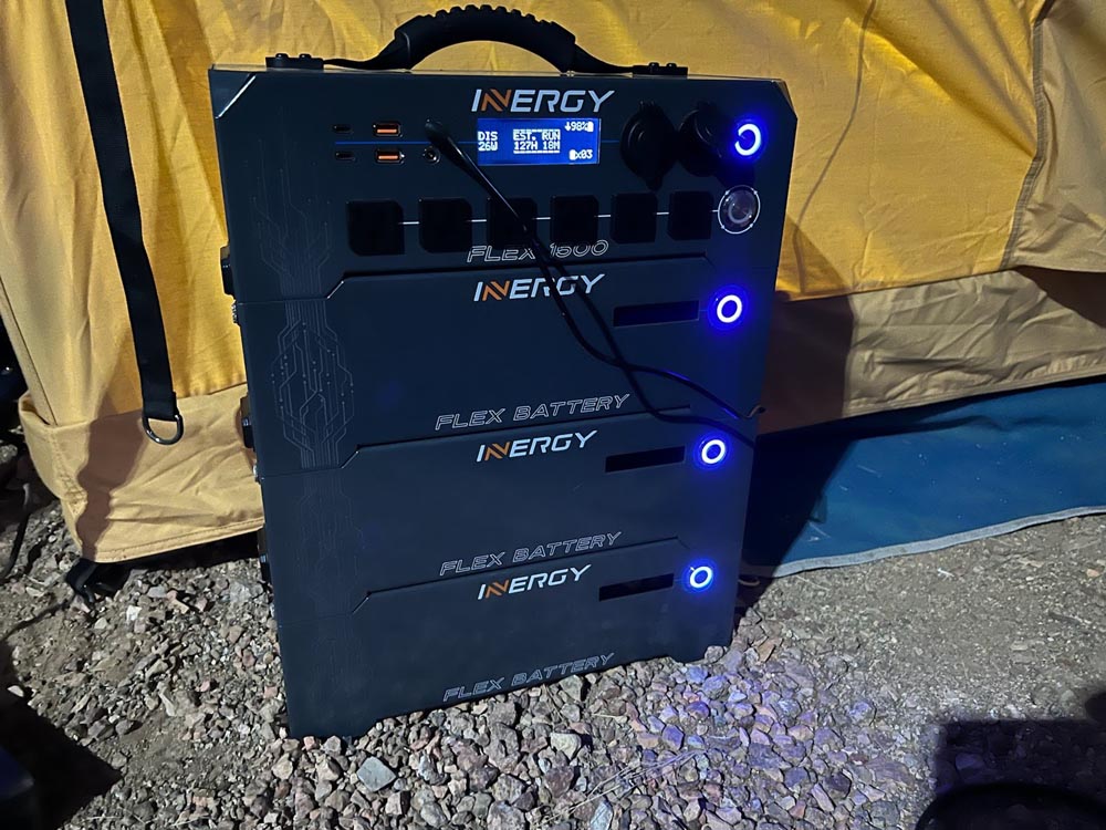 inergy flex 1500 power station with batteries image 