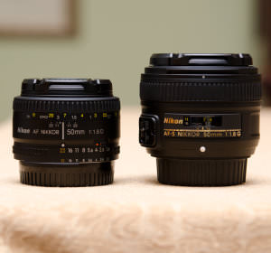 Nikon 1.8D vs 1.8G lens