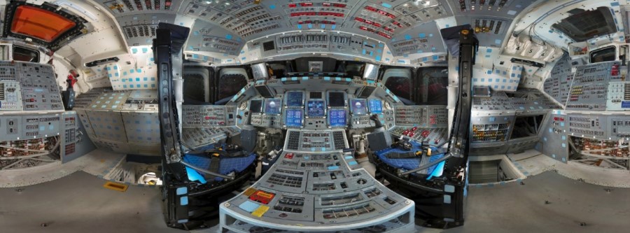 Space Shuttle Discovery Flight Deck