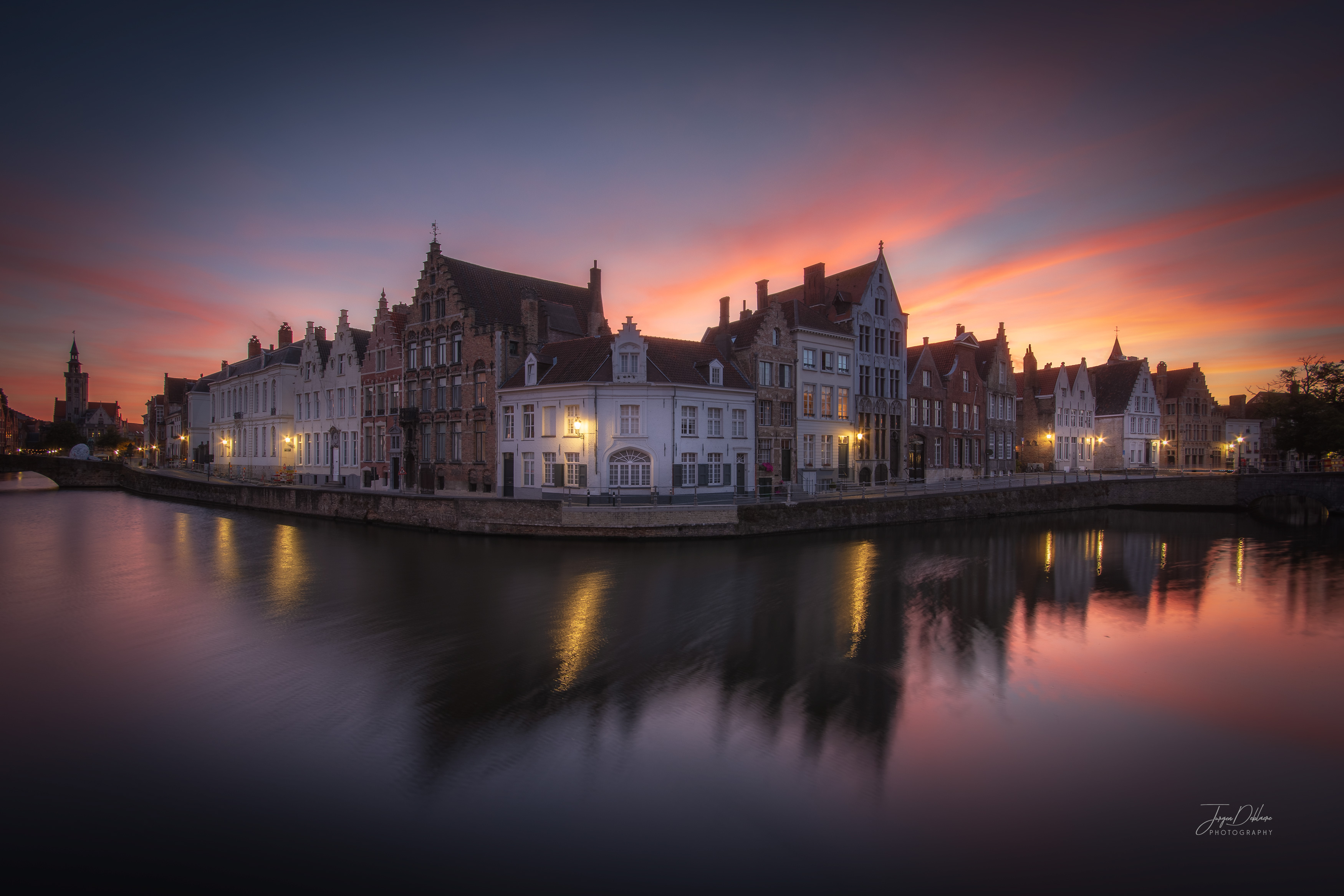 Evening colors from Bruges.