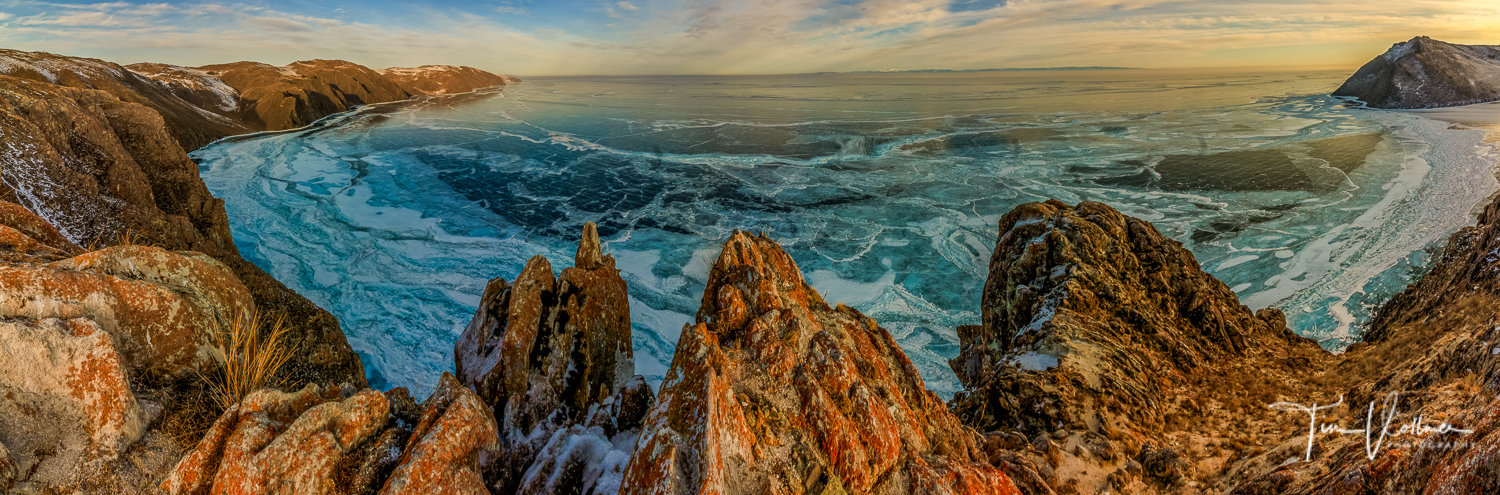 Panorama from the Lake Baikal