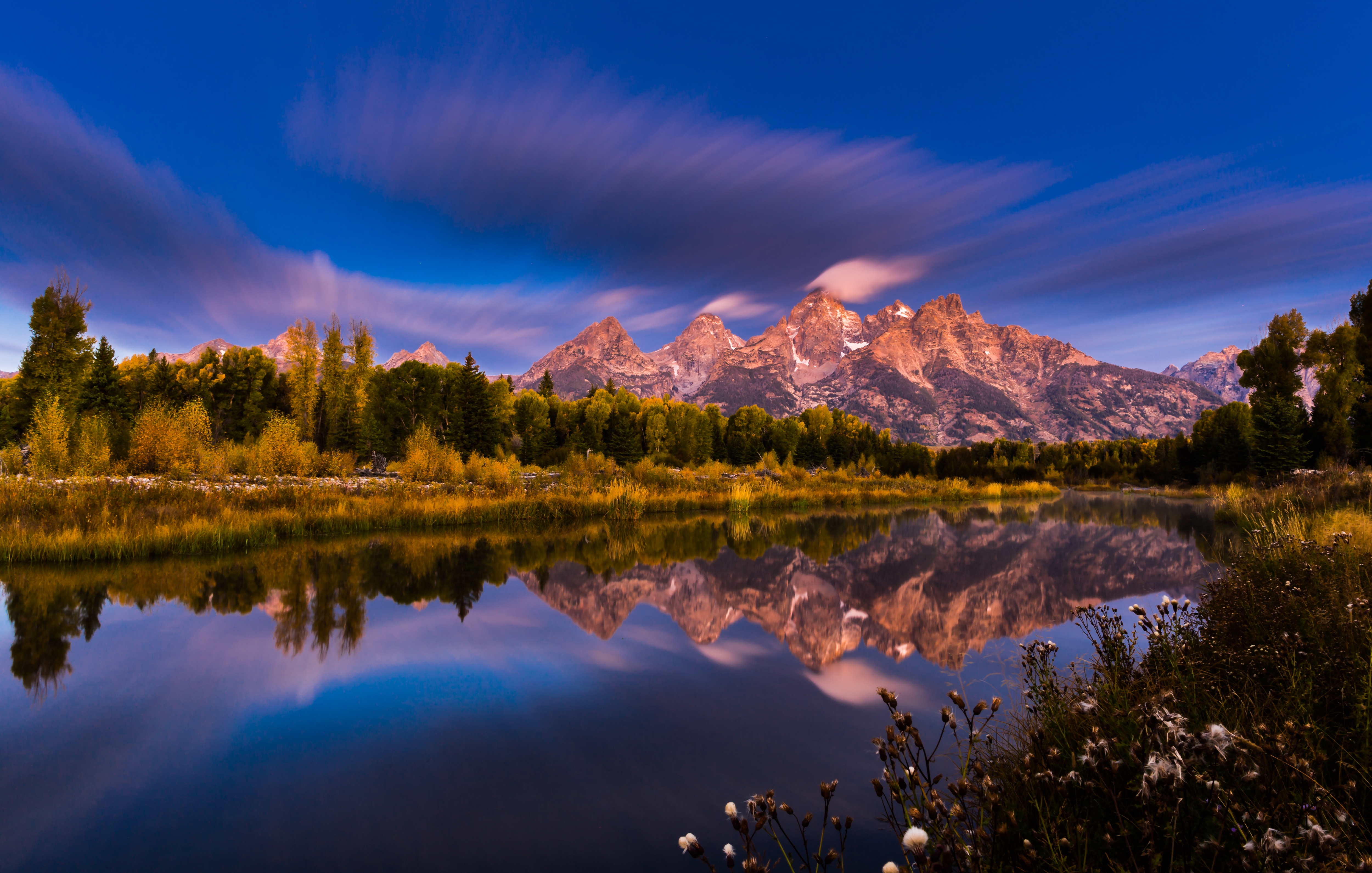 Time Stops Over Tetons